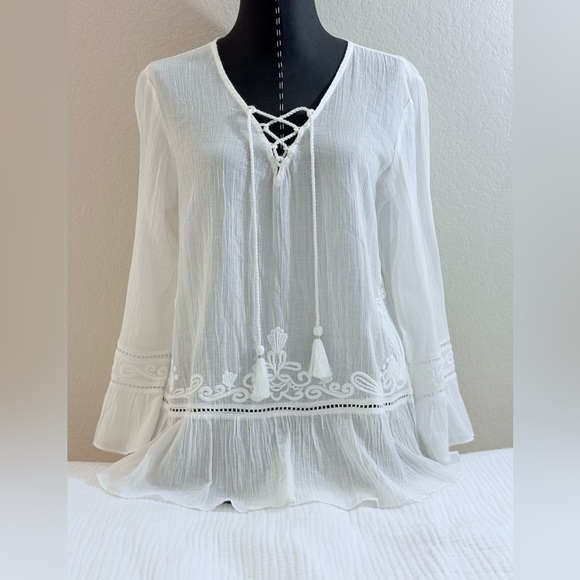 LILLY PULITZER TOP SHIRT BLOUSE WHITE SIZE SMALL NEW WITH TAGS SEE PICS - Picture 9 of 14